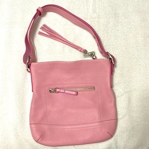 Brand new Coach handbag from the soft pebble collection with adjustable strap.